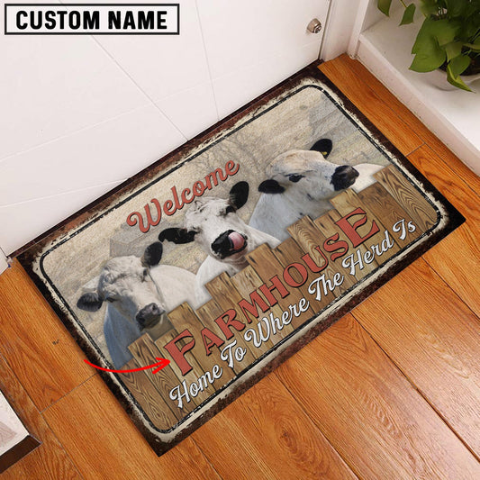 Uni Whitepark Personalized - Welcome  Doormat