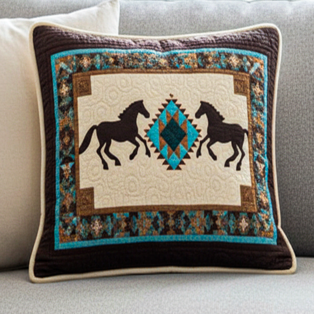 Wild Harmony Quilted Pillow Case NCU0NT10654