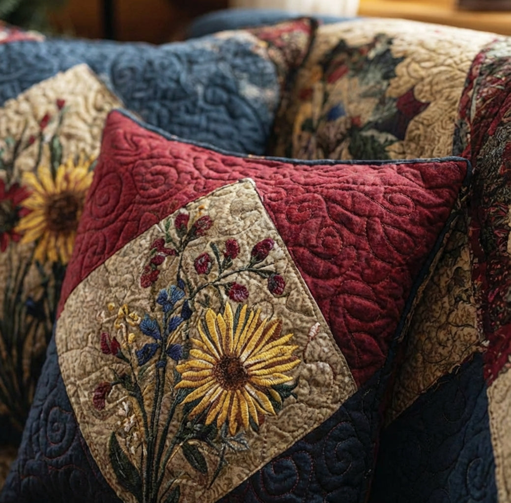Wild Harvest v2 Quilted Pillow Case NCU0DV8577
