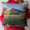 Wild Bluebonnet Quilted Pillow Case NCU0DK6985