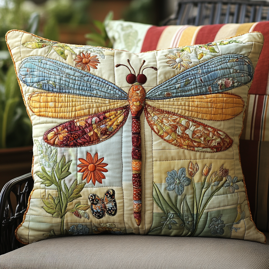 Wildflower Flight Quilted Pillow Case NCU0PT6905