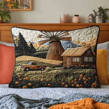 Windmill Serenity Quilted Bedding Pillow Case NCU0DV5331