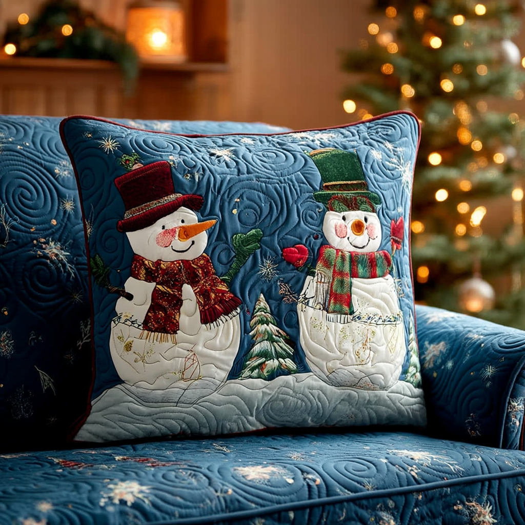 Winter Smiles Quilted Pillow Case NCU0TV790