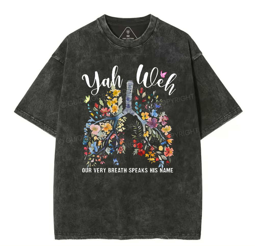 YAHWEH Christian Washed TShirt  