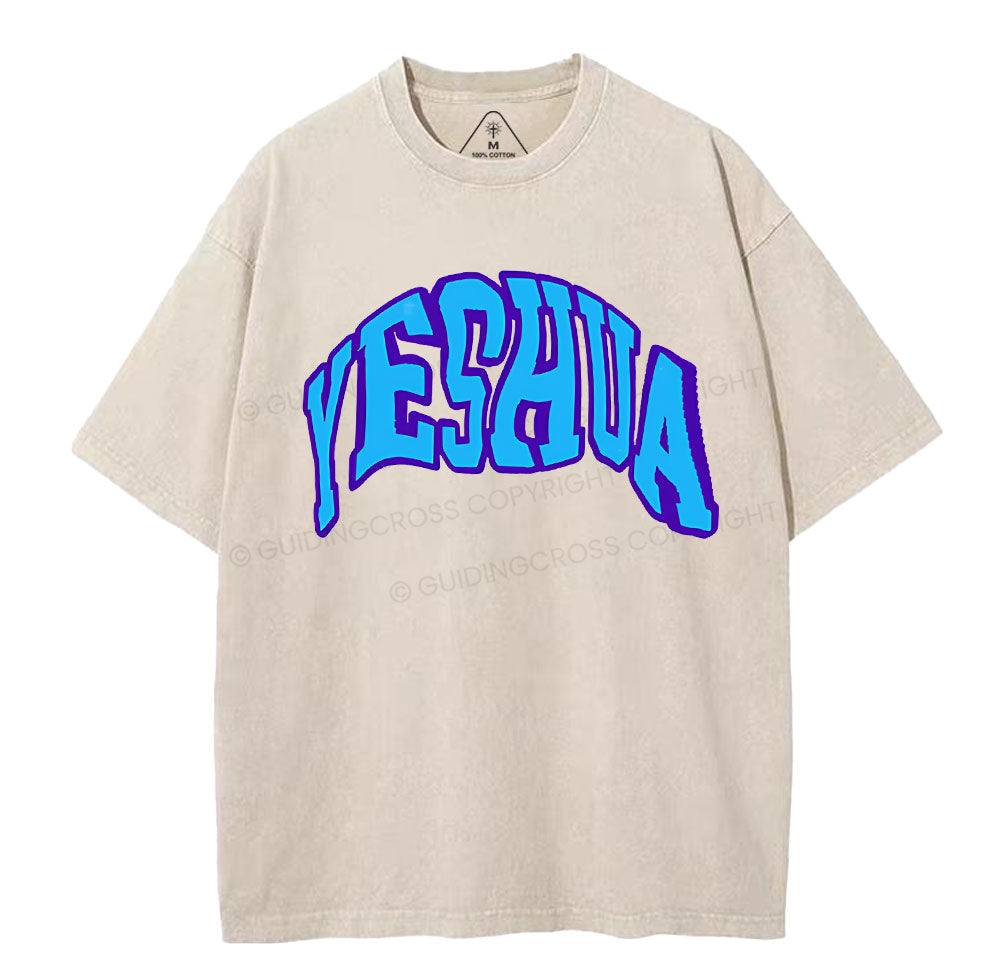 YESHUA Christian Washed TShirt  