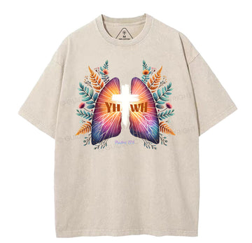 YHWH Christian Washed TShirt  