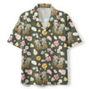 UniJames Flower Army Green Christian Hawaiian Shirt