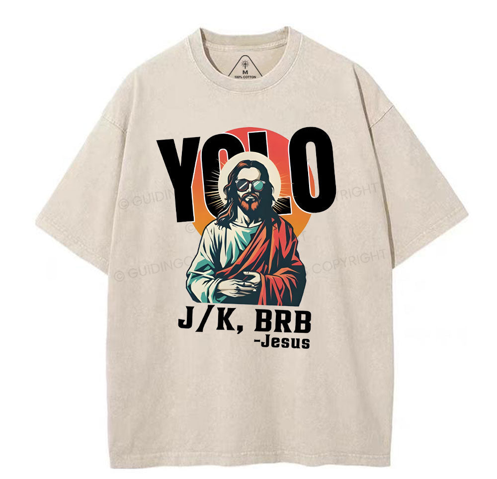 YOLO Christian Washed TShirt  