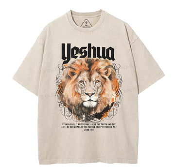 Yeshua Christian Washed TShirt  