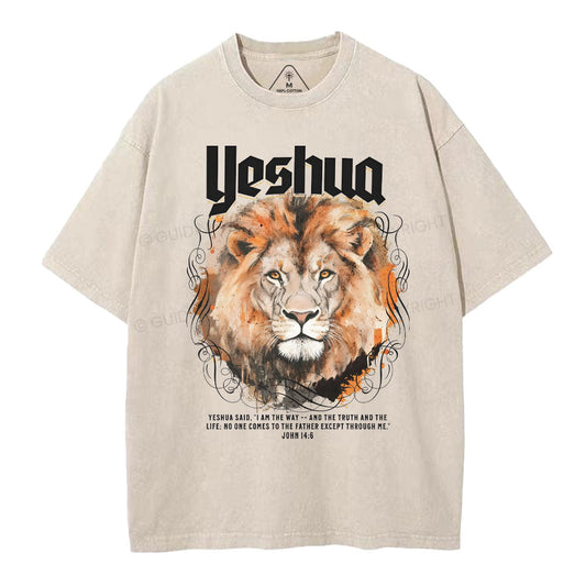 Yeshua Christian Washed TShirt  