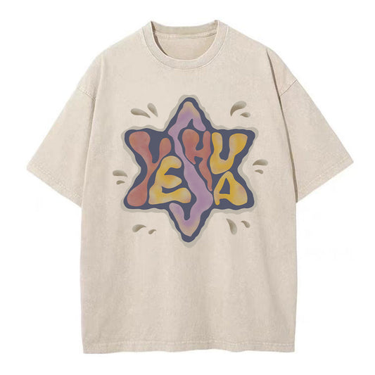 Yeshua Christian Washed TShirt  