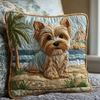 Yorkshire Terrier Quilted Pillow Case NCU0VT173
