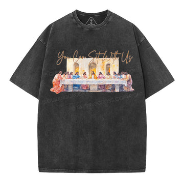 You Can Sit With Us Christian Washed TShirt  