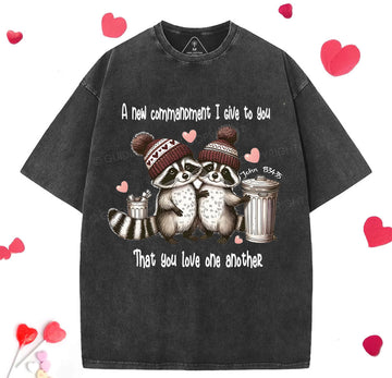 You Love One Another Christian Washed TShirt  