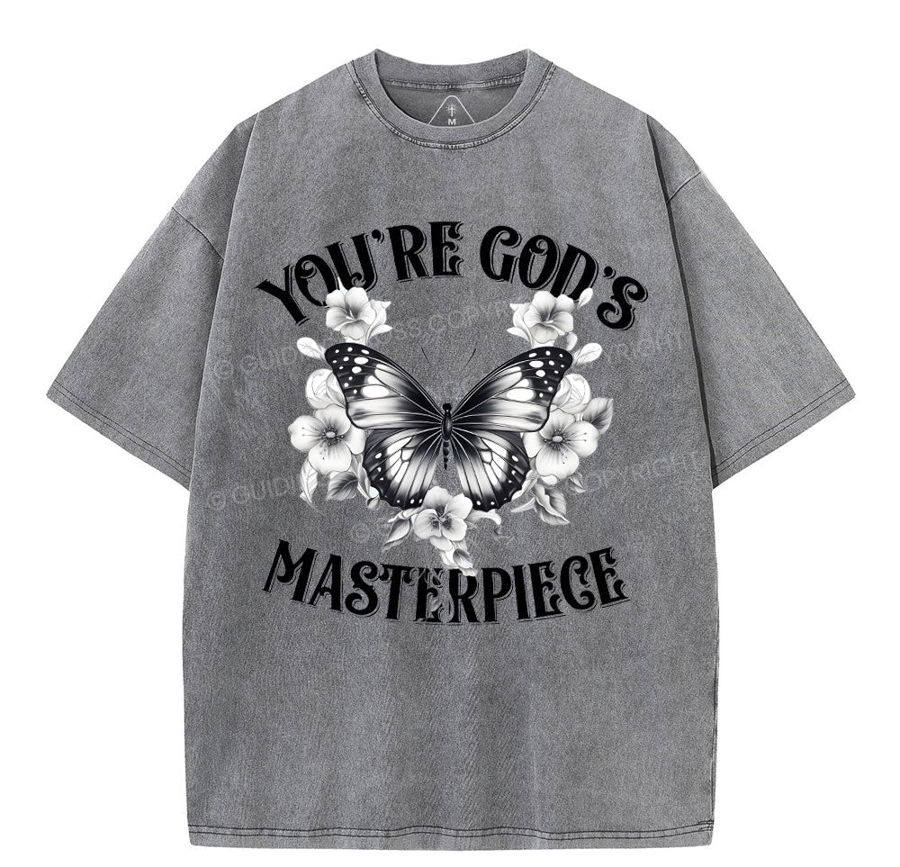You're God's Masterpieces Christian Washed TShirt  