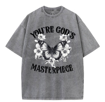 You're God's Masterpieces Christian Washed TShirt  