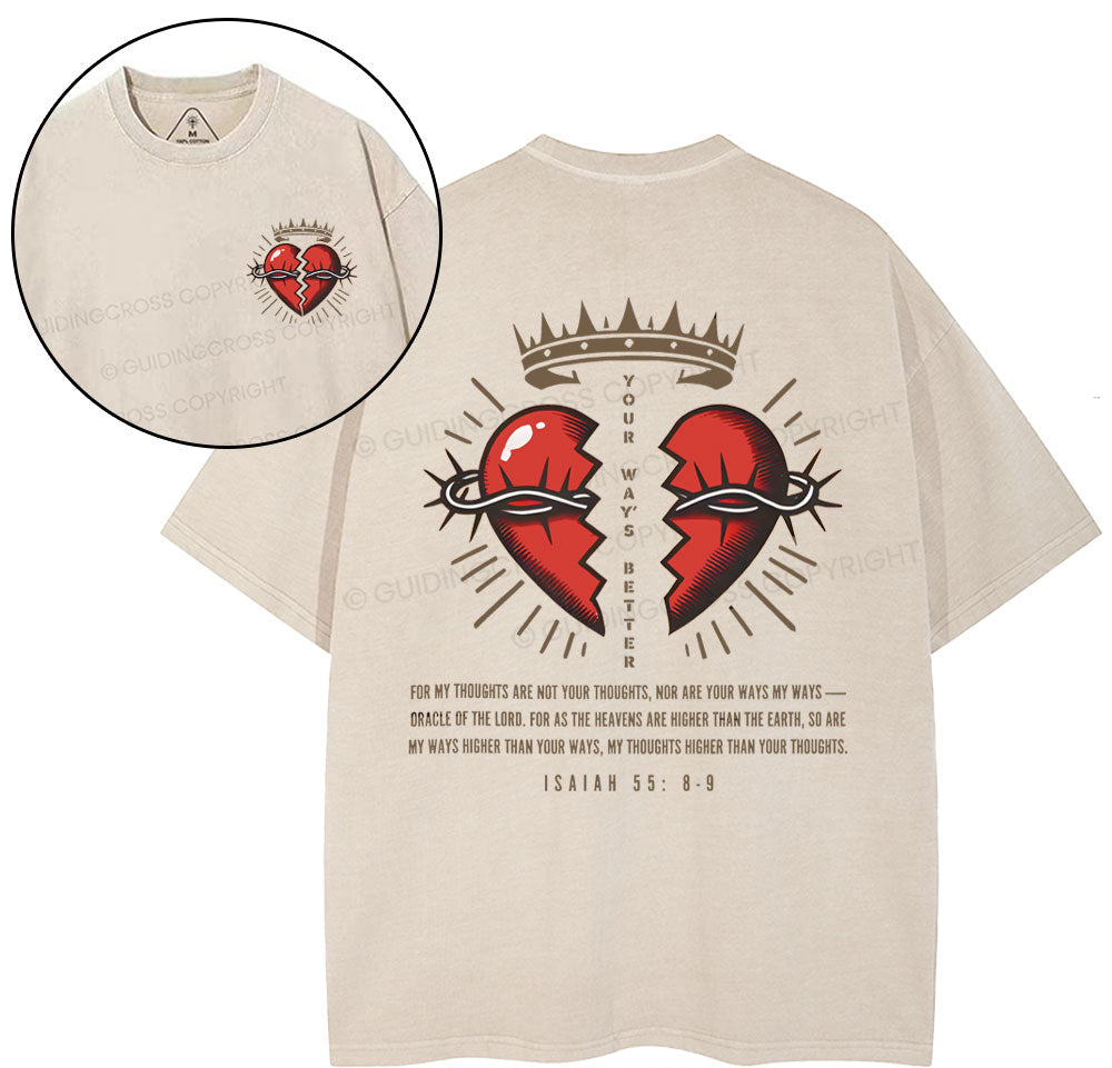Your Way's Better Christian Washed TShirt  