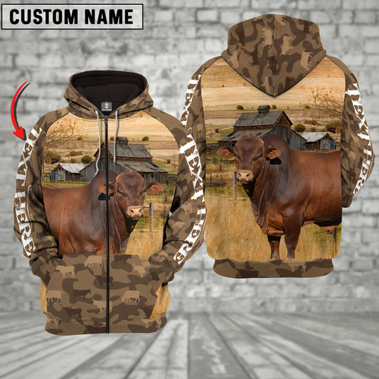 Uni Beefmaster Cattle Farming Personalized 3D Hoodie
