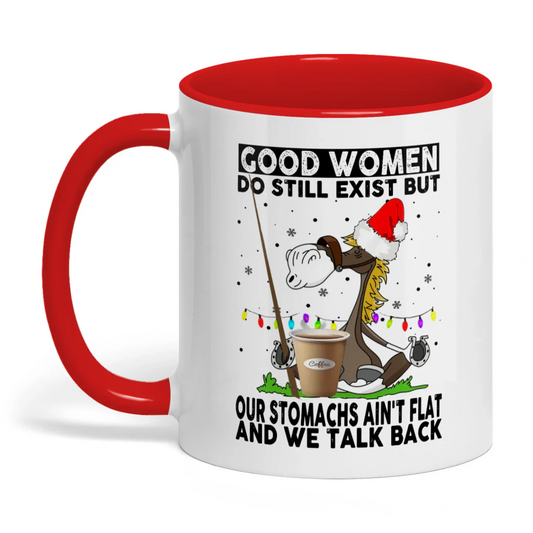 Uni Good Women Do Still Exist But Horse Two Tone Mug