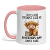 Uni I'm 97% Sure You Don't Like Me Cow Two Tone Mug