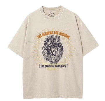 Peace Be Still Christian Washed TShirt  