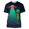 Uni Happy St Patrick's Day Alien 3D Shirt
