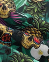 UNIJAMES PINEAPPLE SKULL HAWAIIAN SHIRT