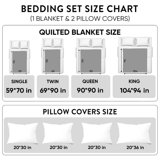 Alpine Antler Art 3-Piece Quilted Bedding Set NCU0DK3368