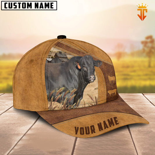 Uni Custom Name Black Limousin Cattle Cap