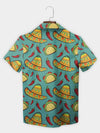 UniJames Blue Spicy Chili Fiesta Hawaiian Shirt