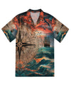 UNIJAMES COMPASS OCEAN HAWAIIAN SHIRT