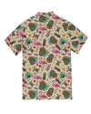 UNIJAMES TIKI FLAMINGO TROPICAL SEAMLESS HAWAIIAN SHIRT