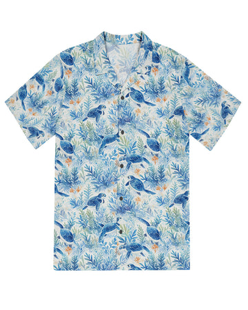 UNIJAMES SEA TURTLE HAWAIIAN SHIRT