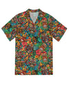 UNIJAMES TIKI FLORAL BEACH HAWAIIAN SHIRT