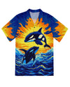 UNIJAMES DOLPHINS IN BEACH HAWAIIAN SHIRT
