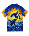 UNIJAMES DOLPHINS IN BEACH HAWAIIAN SHIRT