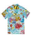 UNIJAMES PAINTING UNDERSEA HAWAIIAN SHIRT