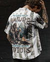 UNIJAMES THE CLOSER I GET TO NATURE BIGFOOT HAWAIIAN SHIRT