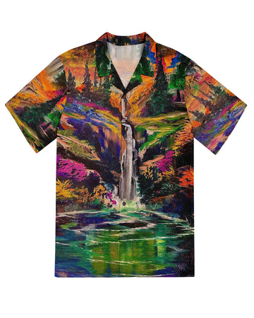 UNIJAMES NATURE SCENE HAWAIIAN SHIRT