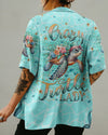 UNIJAMES CRAZY TURTLE LADY HAWAIIAN SHIRT