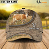 Uni Simmental Happiness Farming Life Customized Name Cap