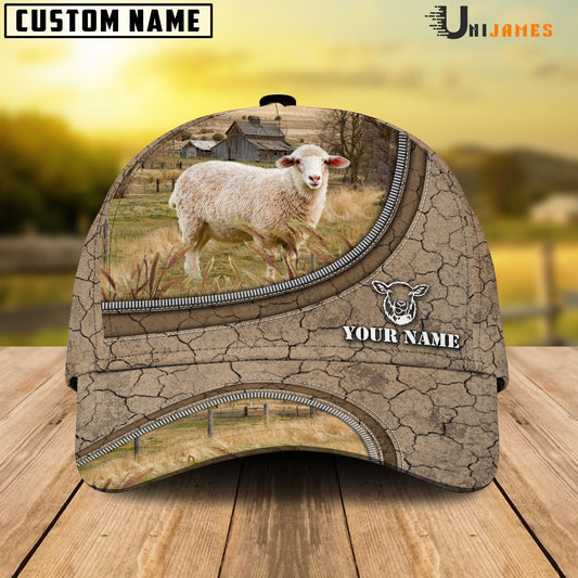 Uni Sheep Happiness Farming Life Customized Name Cap