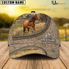 Uni Horse Happiness Farming Life Customized Name Cap