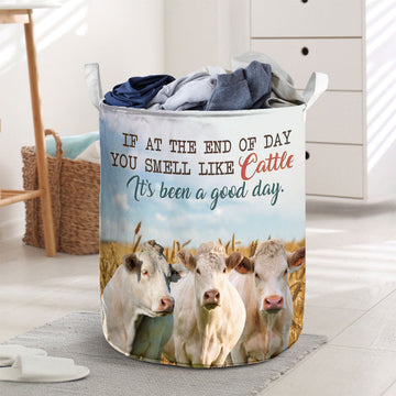 Uni Charolais - It's Been A Good Day Laundry Basket