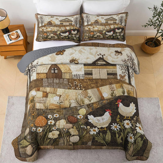 Uni All Season Quilt 3-Piece Set Beautiful Land