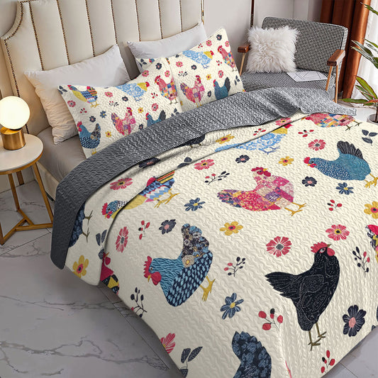 Uni All Season Quilt 3-Piece Set Cozy Coop Comforter