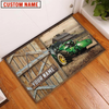 Uni Farm Tractor Barn Custom Name Doormat