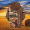Uni Highland Faith Family Cattle Personalized 3D Hoodie