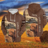 Uni Highland Faith Family Cattle Personalized 3D Hoodie