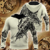 UniJames All Over Printed Mechanic Tattoo Hoodie For Men and Women TN